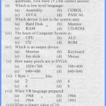 Past Paper Class 9 Computer Science Lahore Board 2008 Objective Type Group I Past Paper - Class 9 Computer Science Lahore Board 2008 Objective Type Group I