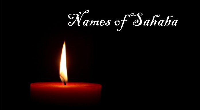 Names of Sahaba - Islamic Names