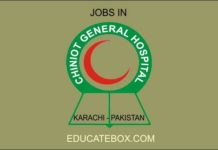 Jobs in Chiniot General Hospital Karachi Pakistan – Sep 20, 2016 jobs in chiniot general hospital