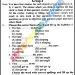 Past Paper 10th Class English Gujranwala Board 2014 Group 1 Past Paper 10th Class English Gujranwala Board 2014 Objective Type Group 1 Page 1