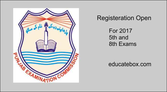 2017 Annual Examinations for 5th & 8th Classes – Registration Open 2017 Annual Examinations for 5th & 8th Classes – Registration Open