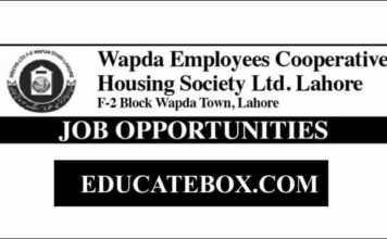 Jobs in Wapda Employees Cooperative Housing Society Jobs in Wapda Employees Cooperative Housing Society
