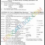 Past Paper English 5th Class 2016 Punjab Board (PEC) Solved Paper V1 Past Paper English 5th Class 2016 Punjab Board (PEC) Solved Paper Objective Type Version 1 - Page1