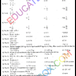 Past Paper Maths (EM) 5th Class 2016 Solved Paper Punjab Board (PEC) Past Paper Maths (English Medium) 5th Class 2016 Punjab Board (PEC) Solved Paper Objective Type