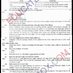 Past Paper Science (EM) 5th Class 2016 Punjab Board (PEC) Solved Paper Past Paper Science (English Medium) 5th Class 2016 Punjab Board (PEC) Solved Paper Subjective Type