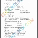Past Paper 10th Class Maths (Science Group) Lahore Board 2014 Group 2 Past Paper Class 10 Maths (Science Group) Lahore Board 2014 Objective Type Group 2 English Medium