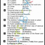 Past Paper 10th Biology Lahore 2016 Group 1 (English Medium) Past Paper Class 10 Biology Lahore Board 2016 Objective Type Group 1 (English Medium)
