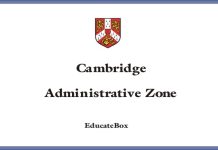 Cambridge Administrative Zone 1,2,3,4,5,6 Countries Exams Zones Cambridge Administrative Zone